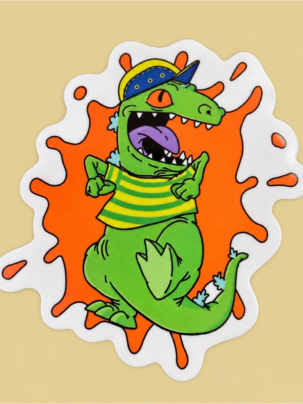 Reptar | Rugrats | 90s Nickelodeon Cartoon Sticker | 5/$10